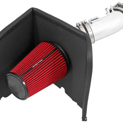 Spectre 12-16 Toyota Tundra 4.6L Air Intake Kit - Silver w/Red Filter