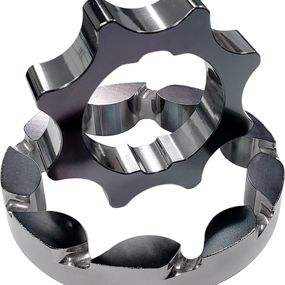 Boundary 2011+ Ford Coyote Mustang/GT350 Billet Black Oil Pump Gear - Vane Ported MartenWear Treated