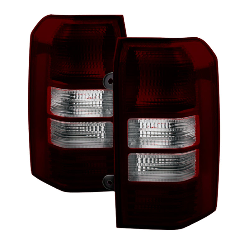 xTune Jeep Patriot 08-13 OEM Tail Lights -Red Smoked ALT-JH-JPA08-OE-RSM