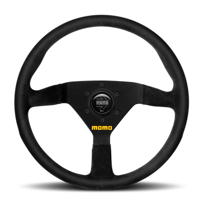 Momo MOD78 Steering Wheel 320 mm - Black Suede/Black Spokes
