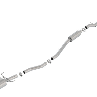 Borla 17-19 Honda Civic SI Sedan 1.5L Turbo MT FWD 4DR Catback S-TYPE w/ Ceramic Black Tips