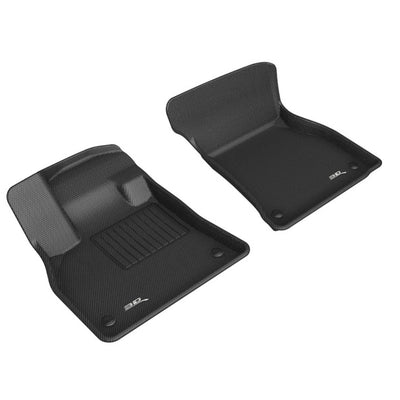 3D MAXpider 19-21 Audi E-Tron Kagu 1st Row Floormats - Black