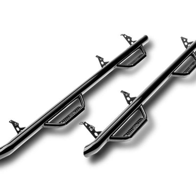 N-Fab Nerf Step 14-18 Toyota 4Runner SUV 4 Door Gas - Gloss Black - W2W - 3in