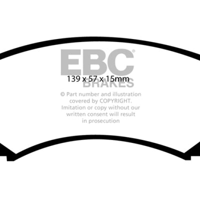 EBC 02-03 Honda Passport 3.2 Greenstuff Front Brake Pads