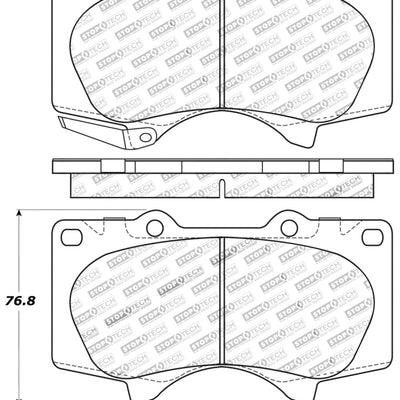 StopTech Performance 03-09 Lexus GX 470 Front Brake Pads