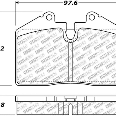 StopTech Street Select Brake Pads - Front/Rear