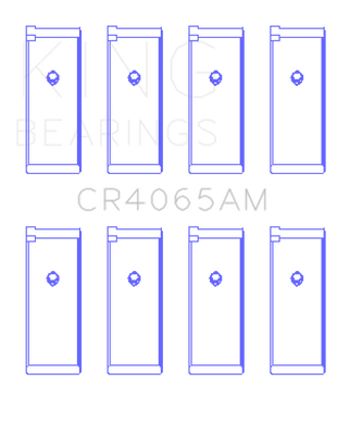 King 91-04 Nissan 146CI/2.4L KA24DE L4 / 89-97 146CI/2.4L KA24E L4  (Size +1.00) Rod Bearing Set