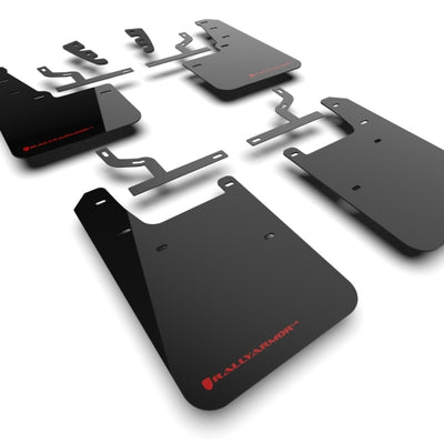 Rally Armor 22-25 Toyota Tundra Black UR Mud Flap w/Red Logo