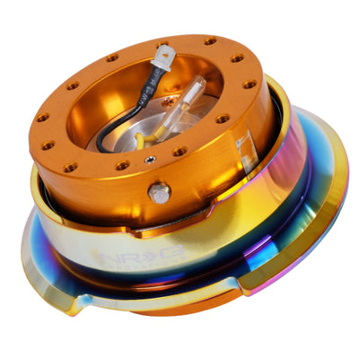 NRG Quick Release Gen 2.8 - Rose Gold Body / Neochrome Ring