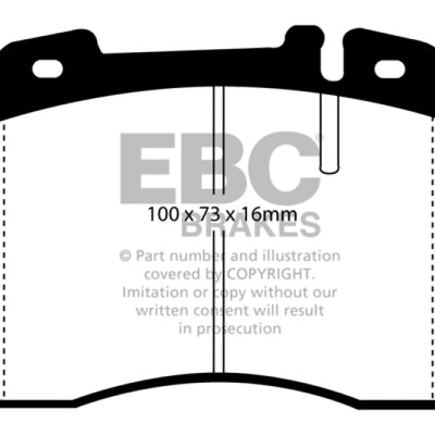 EBC 94-95 Mercedes-Benz E320 3.2 Ultimax2 Front Brake Pads