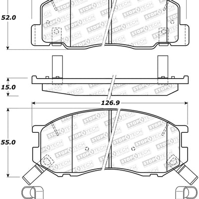StopTech Street Brake Pads - Rear