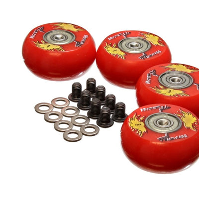 Energy Suspension 2in /50 Mm Wheel (4 Ea) - Red