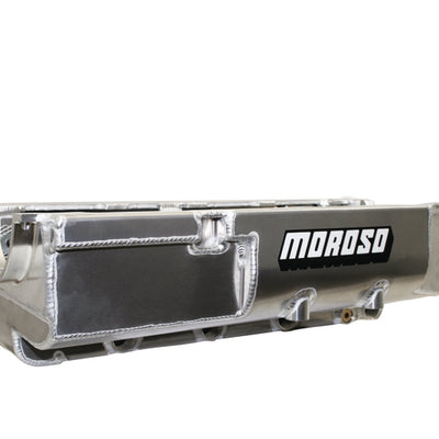 Moroso Chevrolet Big Block Mark IV (w/Four Pick Ups) Drag Race Dry Sump 7.5in Aluminum Oil Pan