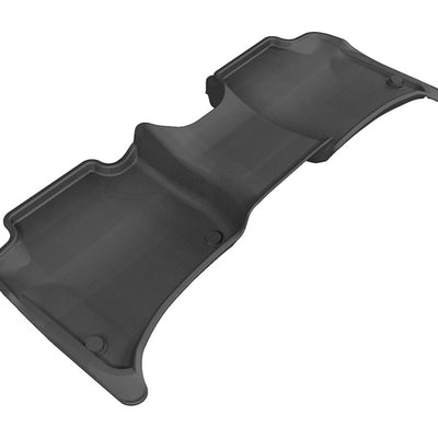 3D MAXpider 2011-2018 Porsche/Volkswagen Cayenne/Touareg Kagu 2nd Row Floormats - Black