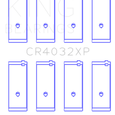 King Engine Bearings Toyota 4AGE 4AGZE 16V 1.6L Performance Rod Bearing Set - Size STD