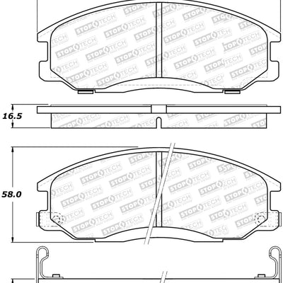 StopTech Street Select Brake Pads