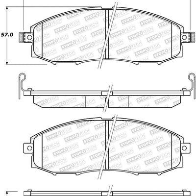 StopTech Street Brake Pads