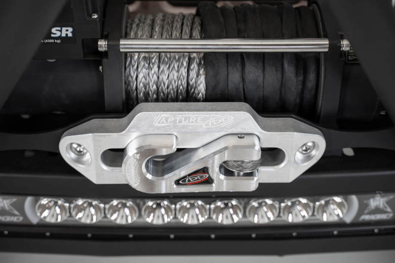 Addictive Desert Designs 1-5/16in Winch Fairlead Plate w/ Recessed Round End Hook - Raw (No Color)