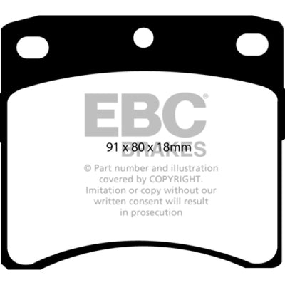 EBC 93-96 Volkswagen Eurovan 2.5 Vented Rotors Greenstuff Front Brake Pads