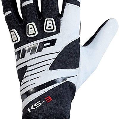 OMP KS-3 Gloves Black/White - Size 5 (For Children)
