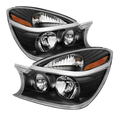 xTune Buick Rendezvous 04-05 Crystal Headlights Black HD-JH-BRE04-AM-BK