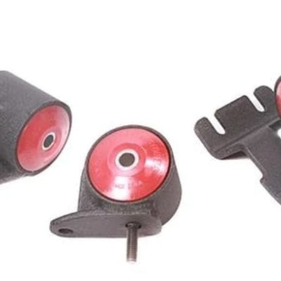 Innovative 90-93 Integra B-Series Black Steel Mounts 60A Bushings (Auto Trans)