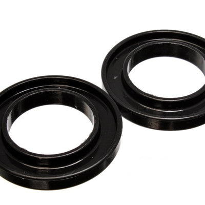 Energy Suspension Universal 3-3/16in ID 5-1/4in OD 3/4in H Black Coil Spring Isolators (2 per set)