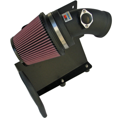 K&N 01-05 BMW M3 E46 Wrinkle Black Typhoon Short Ram Intake