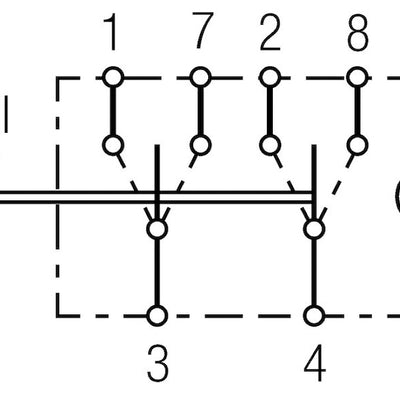 Hella Switch Rocker Spdt 6 Pole