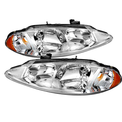 xTune Dodge Intrepid 98-04 Crystal Headlights Chrome HD-JH-DIN98-AM-C