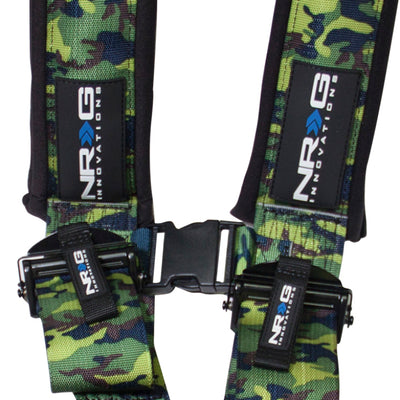 NRG SFI 16.1 5pt 3in. Seat Belt Harness/ Latch Link - Camo