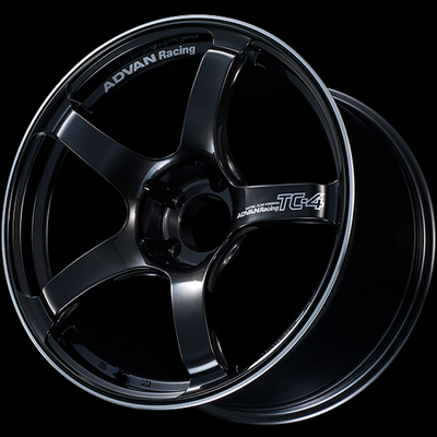 Advan TC4 18x10.5 +15 5x114.3 Racing Black Gunmetallic Wheel