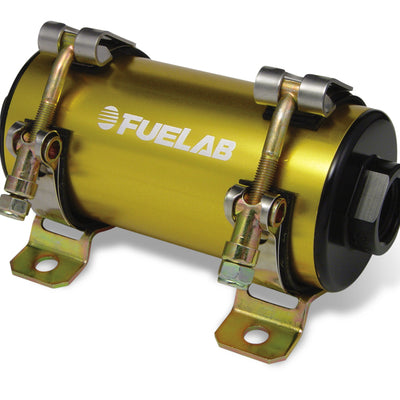 Fuelab Prodigy High Flow Carb In-Line Fuel Pump w/External Bypass - 1800 HP - Gold