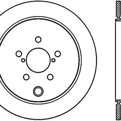 Stoptech 09-10 Subaru Forester / 08-10 Impreza/WRX Rear CRYO-STOP Rotor