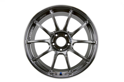 Advan RZII 17x7.0 +42 4x100 Racing Hyper Black Wheel