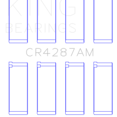 King Engine Bearings Acura B18C1/B18C5 L4/Honda 110CI  DOHC Rod Bearing Set - Size STD