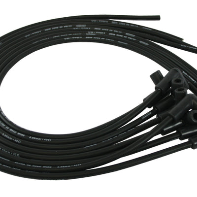 Moroso Universal Ignition Wire Set - Ultra 40 - Unsleeved - 90 Degree - Black