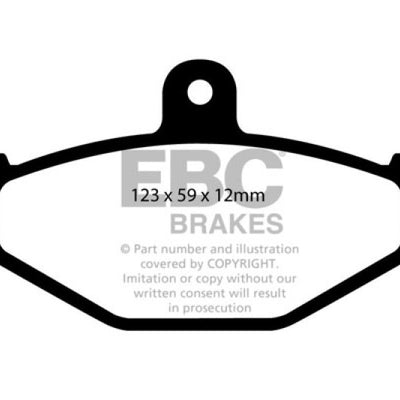 EBC 08+ Lotus 2-Eleven 1.8 Supercharged Yellowstuff Rear Brake Pads