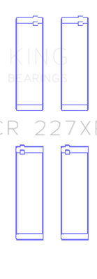 King Audi R8 4.2L/5.2L/Lamborghini Gallardo/Huracan V10 Coated AMS Alpha Performance Rod Bearing Set
