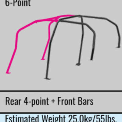 Cusco Safety 21 Roll Cage 6pt 2 Passenger Escape Dash 02-04 Subaru WRX
