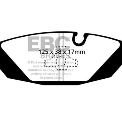 EBC 83-85 BMW 318 1.8 (E30) Greenstuff Rear Brake Pads