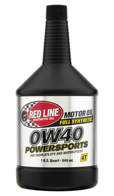 Red Line 0W40 Motor Oil Quart (For Four-Stroke Dirt Bikes/ATVs/Powersports Applications)