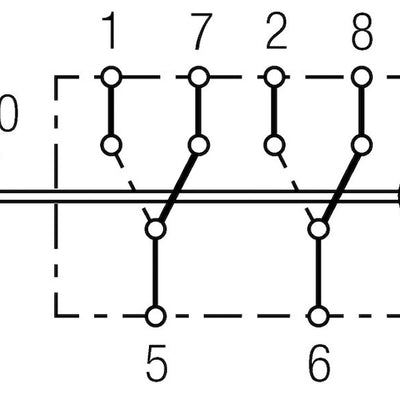 Hella Switch Rocker Spdt 6 Pole