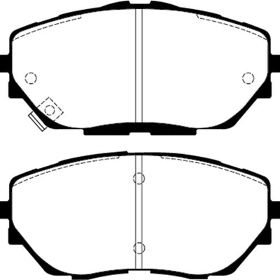 EBC 17+ Toyota C-HR 2.0L Ultimax Front Brake Pads