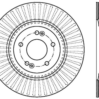 StopTech Slotted Sport Brake Rotor