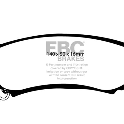 EBC 98 Mercedes-Benz M-Class (ML) ML320 3.2 Ultimax2 Rear Brake Pads