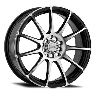 Maxxim Champ 17x7 10x108/114.3 ET40 Machined Face / Gloss Black