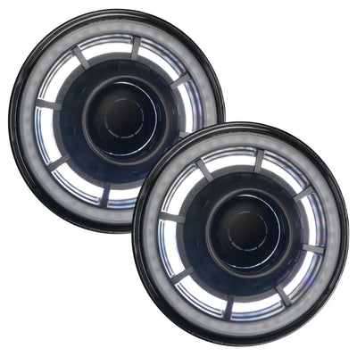 ORACLE Lighting 0718 Jeep Wrangler JK Oculus 7in ColorSHIFT Bi-LED Projector Headlights