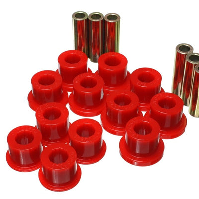 Energy Suspension 05-14 Toyota Tacoma Rear Leaf Spring Bushings - Red