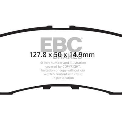 EBC 11-13 Infiniti QX56 5.6 Extra Duty Rear Brake Pads
